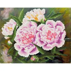 Diamond Dotz&reg; Romantic Pink Peonies Diamond Painting Kit