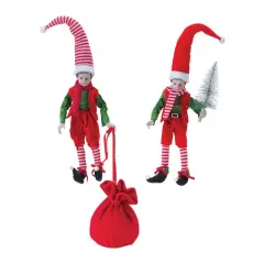 Vintage Elf Shelf Sitter Set