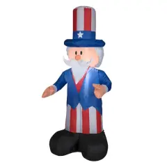 4ft. Airblown&reg; Inflatable Fourth of July Uncle Sam