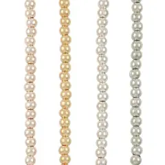 Multicolor Metal Round Beads, 4mm by Bead Landing&trade;