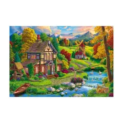 Beautiful Cozy House by the River: 1000 Pcs