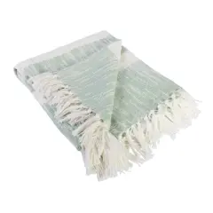 DII&reg; Mint Slub Stripe Throw