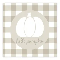 Hello Pumpkin Canvas Wall Art
