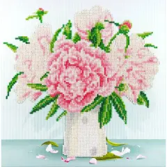 Diamond Art Intermediate English Roses Kit