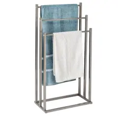 Honey Can Do Gray 3-Tier Towel Rack