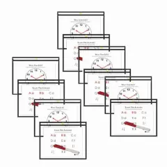 C-Line&reg; Black Reusable Dry Erase Pocket Kit Study Aid