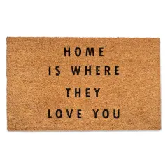 Home Is Where They Love You 30" x 18" Door Mat