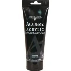Grumbacher&reg; Academy&reg; Acrylic Paint, 200mL Mars Black