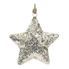 6.5" Mosaic Metal Star Ornament Set