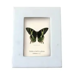 Hello Honey&reg; Turn of the Century White Marble 4" x 6" Tabletop Frame