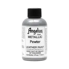 Angelus&reg; Acrylic Leather Paint, 4oz. Pewter