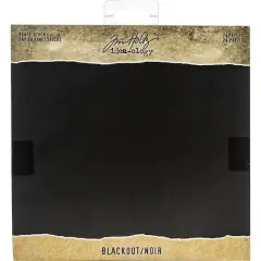 Idea-Ology Blackout Kraft Stock Cardstock Pad,8" x 8"