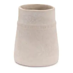 6.75" Recycled Paper Chalk Vase