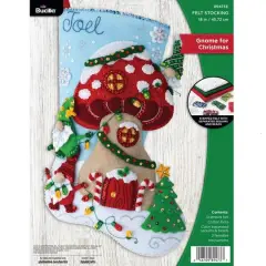 Bucilla&reg; Gnome for Christmas Felt Stocking Kit