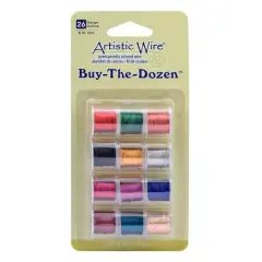 Artistic Wire&reg; 26 Gauge Buy the Dozen&trade; Tarnish Resistant Colored Copper Craft Wire