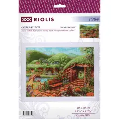 RIOLIS Green Hills Cross Stitch Kit