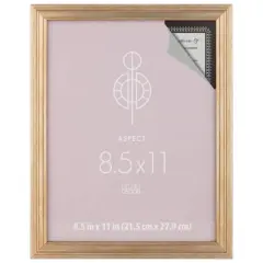 Aspect 8.5" x 11" Gold Narrow Frame by Studio D&eacute;cor&reg;