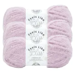 3 Pack Lion Brand&reg; Feels Like Bliss Yarn Lavender