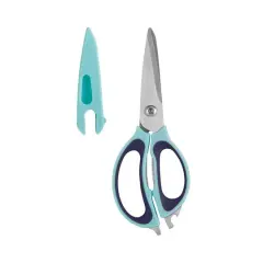 Farberware 4-in-1 Kitchen Shears Aqua/Ink