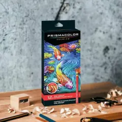 Prismacolor Premier&reg; Col-Erase&reg; 12 Piece Erasable Color Pencil Set