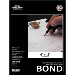 Pro Art&reg; Acid-Free Bond Pad, 9" x 12"