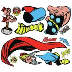 RoomMates Marvel Classic Thor Comic Peel & Stick Giant Wall Decal