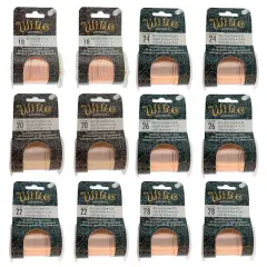 The Beadsmith&reg; Wire Elements&trade; Tarnish Resistant Medium Temper Assorted Gauge Wire Spools, 12ct. Rose Gold