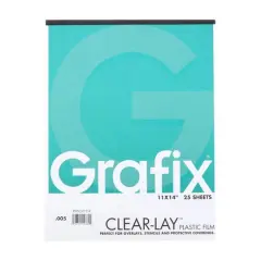 Grafix&reg; Clear-Lay&trade; 005 Plastic Film Pad
