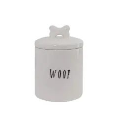 Hello Honey&reg; 7'' Woof Jar with Bone Handle Lid