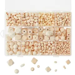 Craft Uncoated Mixed Wooden Beads By Bead Landing&trade;