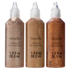Mixed Glitter Glue, 3ct. by Recollections&trade; Rose Gold