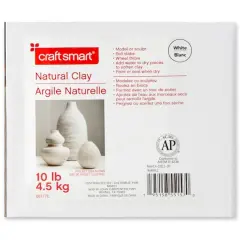 10lb. Natural Clay by Craft Smart&reg; White