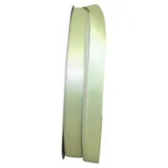 JAM Paper 5/8" x 100yd. Double Face Satin Ribbon Lime Juice