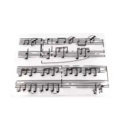 Sheet Music Clear Stamp by Recollections&trade;