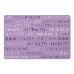 Easter Stuff Purples Mat 27" x 18" Floor Mat