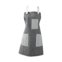 DII&reg; Gray Fresh Stripe Pantry Apron