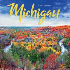 TF Publishing 2024 Michigan Wall Calendar