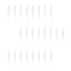 10.25" Glittered Icicle Drop Ornaments, 24ct.