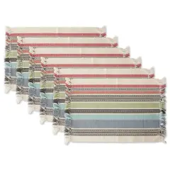DII&reg; Mediterranean Stripe Placemats, 6ct.
