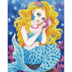 Diamond Dotz&reg; Intermediate Sound of the Sea with Frame Diamond Painting Kit