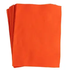 John Bead9" x 12" Acrylic Craft Felt Sheets, 25ct. Orange