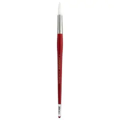 Connoisseur&reg; White Taklon All Media Long Handle Round Brush