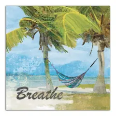 Breathe Hammock 16" x 16" Canvas Wall Art