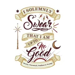 RoomMates Harry Potter Marauder's Map Quote Peel & Stick Giant Wall Decals