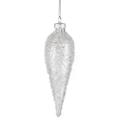 6.25" Clear Glass Winter Icicle Ornament