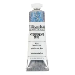 Williamsburg&reg; Artist Oil Colors, 37mL Interference Blue