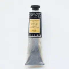 Sennelier Extra Fine Artists' Acrylic Paint, 60mL 025 Iridescent Antique Gold