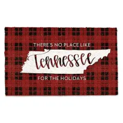 There's No Place Like Tennessee for the Holidays Doormat