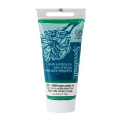 Speedball&reg; Block Printing Ink, 1.25oz. Green
