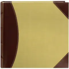 Pioneer&reg; Brown & Beige 2-Up High Capacity Photo Album